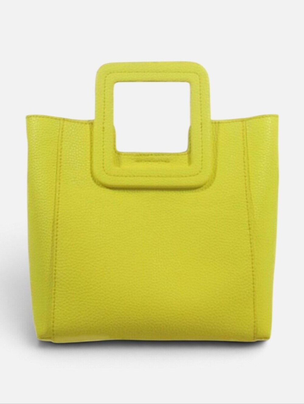 Anthropolgie TMRW Studio Antonio Yellow Block Pebbled Leather Crossbody …